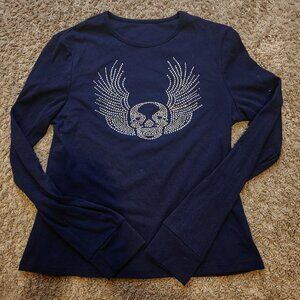 emo long sleeve top